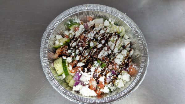 Cucumber, Tomato, Goat Cheese